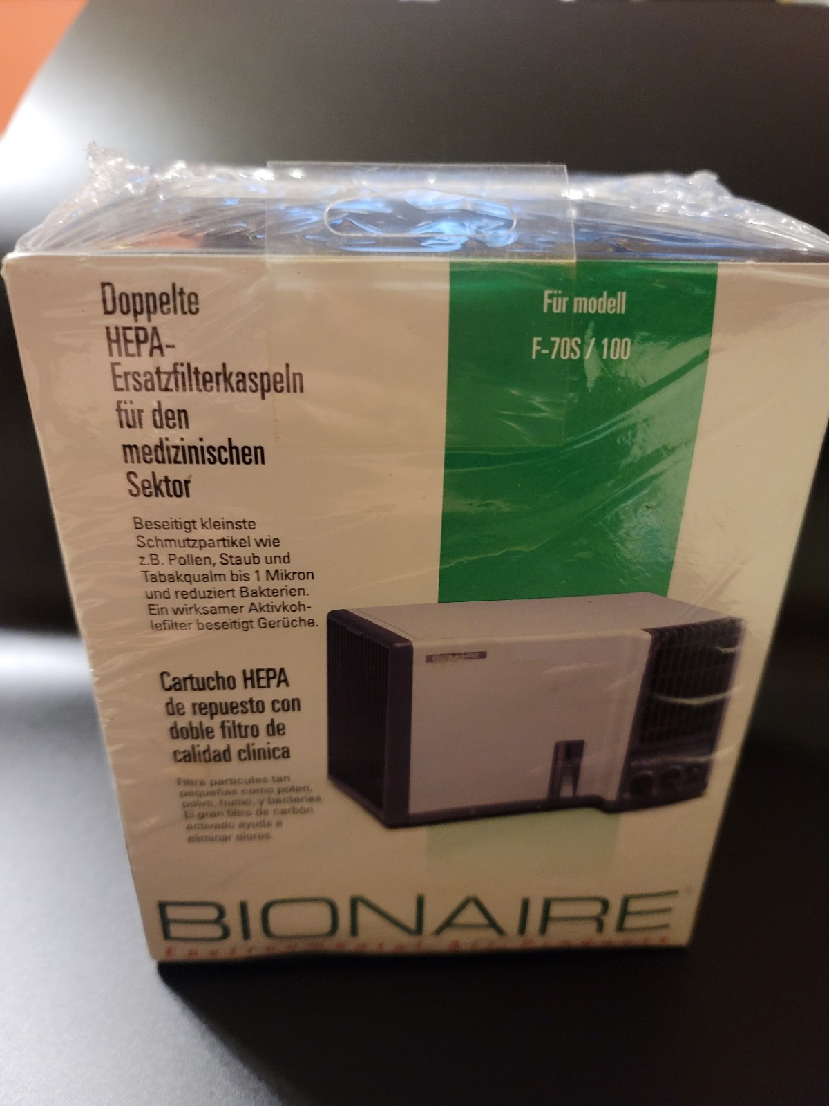 BIONAIRE Filter Replacement Cartridge  For Models F-70 70S 70W 100 100S New