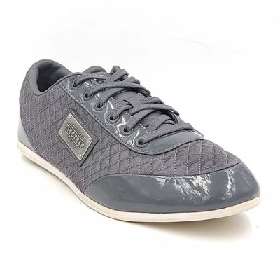 Firetrap Men Dr Domello 33 Low Top Casual  Sneakers US 9.5 Grey Quilted