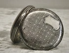 UNIQUE SILVER NIELLO ANTIQUE POCKET WATCH WITH GUILLOCHE DIAL!!!