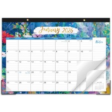 2026 Desk Calendar - 17x 12, 12 Months Large Desk Calendar 2026 from Jan. 202...