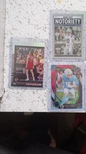 Rookie Card Lot Caitlin Clark Drake Maye ladd mack barkley malik NFL NBA 9 Cards