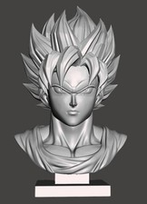 Goku Bust w/Stand - Dragon Ball Z Anime Gift - Gift for Gamer - Dad Gift Idea