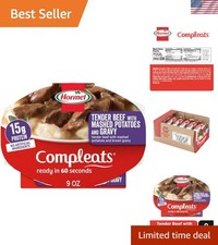 Delicious Tender Beef & Mashed Potatoes Microwave Trays - Ready in 60 Seconds!