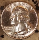 1961 D Silver Washington Quarter CHOICE BU STK (1 Coin) From OBW Rolls