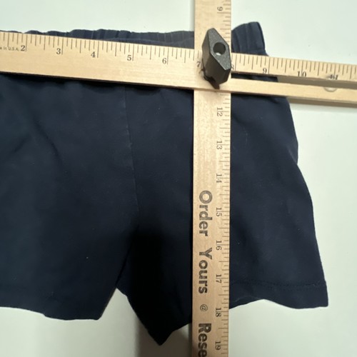 GAP Kids Shorts Girls Small (6-7) Navy Blue Cotton Spandex Elastic Waist - Picture 3 of 7