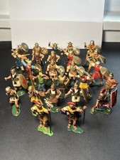 Vintage Marx Toys Warriors of The World Lot Vikings Romans 1960 s 26 Pieces