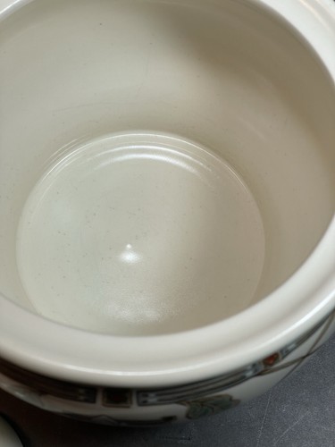 Pfaltzgraff Mission Flower 6” Tureen W/spoon Lid Serving Bowl Arts/Crafts Style - Picture 13 of 15