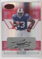 2006 Leaf Certified Materials Mirror Red Signatures 60/75 Lee Evans #18 Auto 0q3