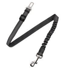 Hunde Auto Sicherheitsgurt – Verstellbare Leine mit Elastik & Reflektor