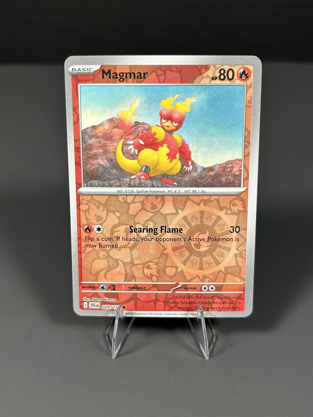 Magmar 020/159 Common Journey Together Pokemon Reverse Holo Near Mint