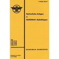 Hanomag R12-R45 Hydraulische Anlagen Radschlepper Gebrauchsanleitung