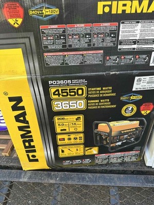 firman generator yellow brand new 
