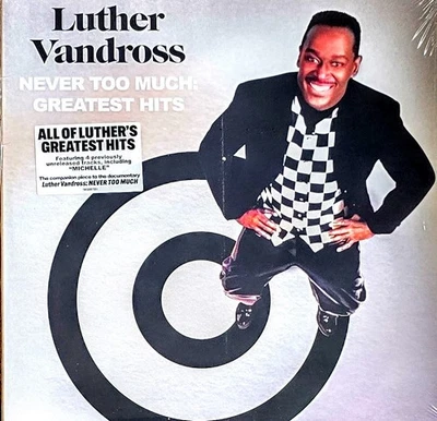 SONY LEGACY LUTHER VANDROSS - NEVER TOO MUCH GREATEST HITS - VINYL 2-LP SET " NEW, SEALED "