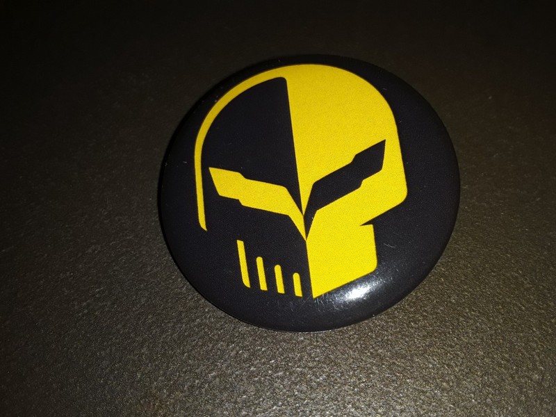 Rare Corvette Racing Jake Logo Pin Pinback Button 1 1/4''