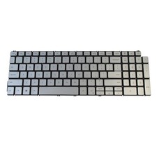 Silver Backlit Keyboard for Dell Inspiron 7590 7591 7791 Laptops - GMXMJ