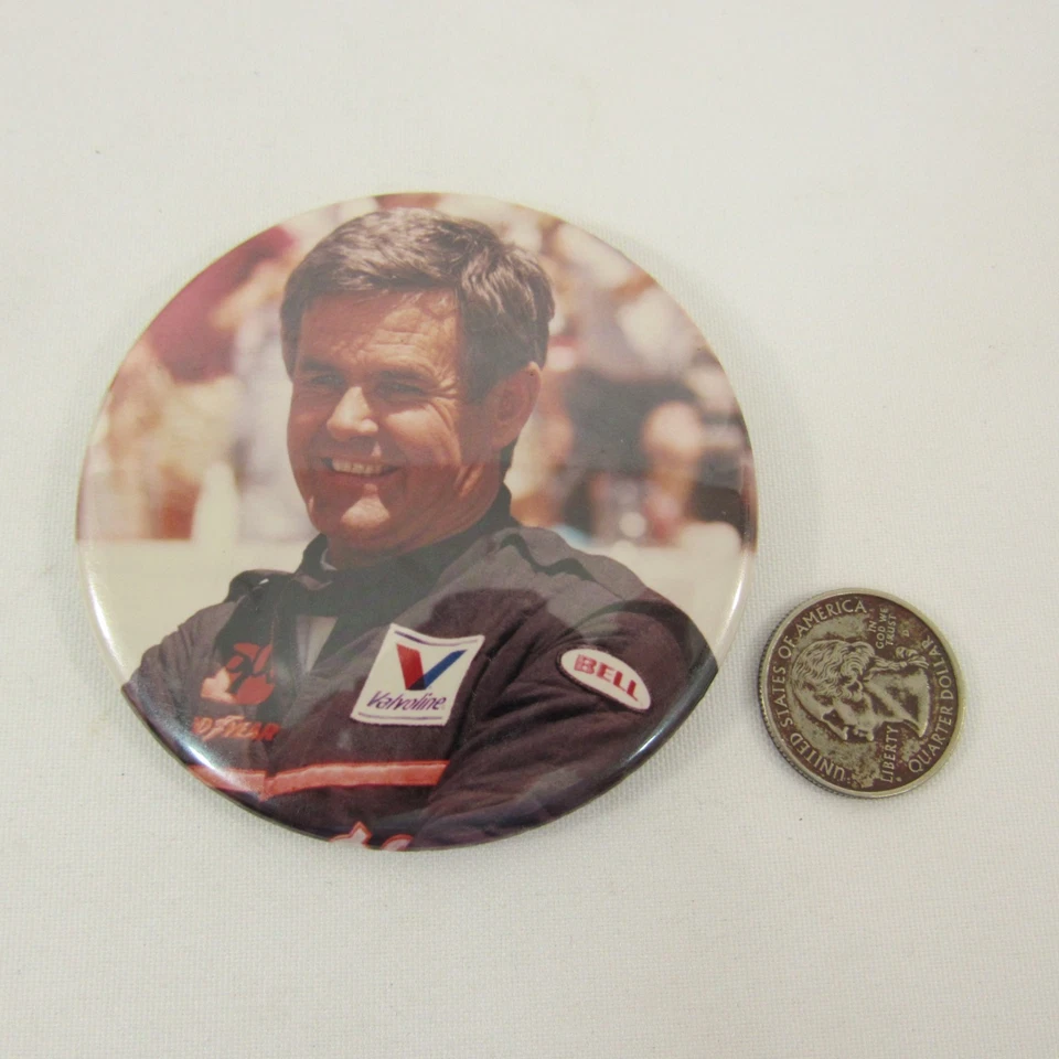 Al Unser Sr. Button IndyCar Indy 500 - Image 3 of 4