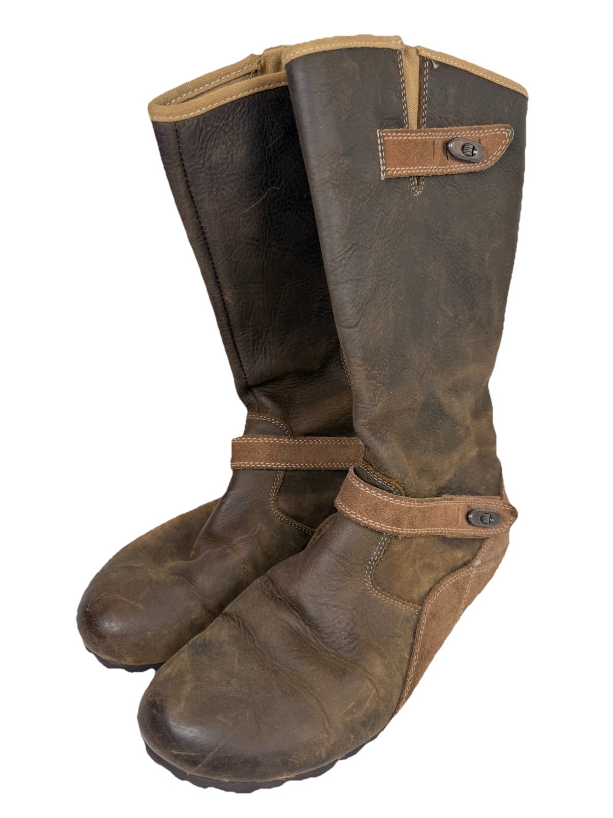 Stivali impermeabili MERRELL Haven autunno lontra pelle marrone metà polpaccio DONNA 7 5 38