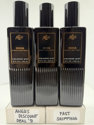 Bath & Body Works 3 PACK  NOIR  men's Cologne Mist, BRAND NEW