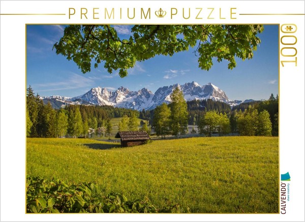 Calvendo Puzzle The Famous View Of KitzbüHel | 1000 Pieces, Finished Size 25.2 ×-image