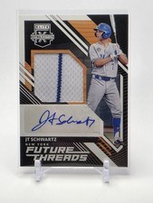 2021 Panini Elite Extra Edition - Future Threads Signatures JT Schwartz #FTS-JS