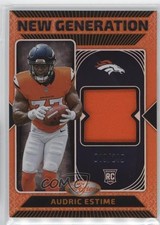 2024 Certified New Generation Jerseys Orange Mirror 19/249 Audric Estime 03rx