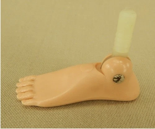 Vintage 1964 Hasbro GI Joe Action Figure Left Foot Leg Body Parts C7