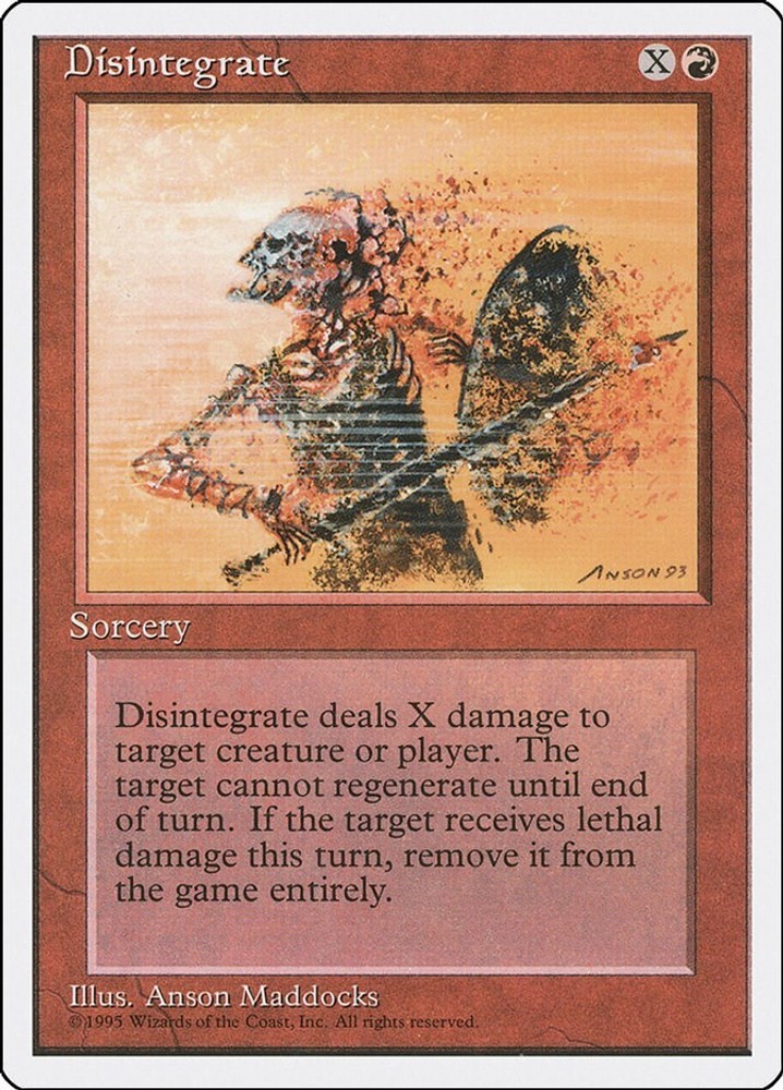 NM Disintegrate - 185 - Fourth Edition