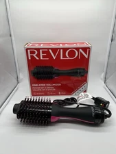 Revlon One-Step Hair Dryer Volumizer Hot Air Brush Black RVDR5222 Open Box