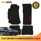 Fit Mazda RX-8  2004-2011 Quality Red Velour Carpet Car Floor Mats Liners