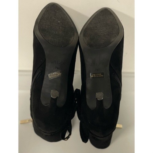Unisa Faux Suede Booties Black Size 7.5 - Picture 10 of 15