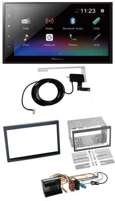 Pioneer DAB MP3 Bluetooth 2DIN USB Autoradio für Peugeot 207 307 Expert Partner - Bild 1 von 4