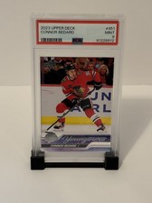 Upper Deck 2023-24 Connor Bedard Young Guns #451 PSA 9 Rookie Blackhawks