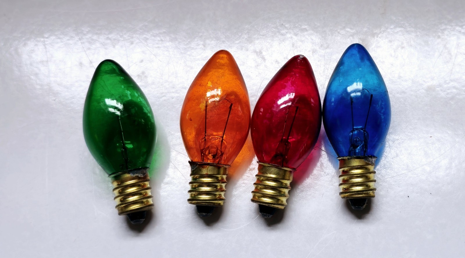 12v 3w E12 Replacement Bulbs Multicoloured Set Of 4  Outdoor Christmas Lights