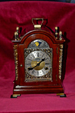 Vintage Small Mahogany & Ormolu Warmink  Bracket Clock Case with Quartz Movement