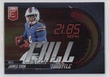 2025 Panini Donruss Elite Full Throttle Lavender James Cook #6 1oy3