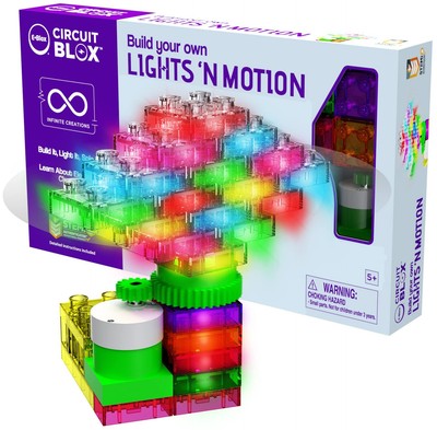 E-Blox Building Blocks STEM Circuit Kit, Build Your Own Lights  N Mo (US IMPORT)