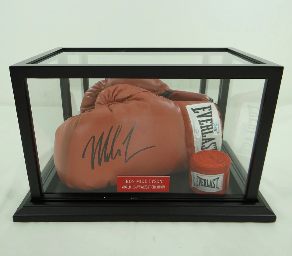 Mike Tyson Autographed Everlast Boxing Glove in Custom Display Case w/JSA COA - Image 4 of 4