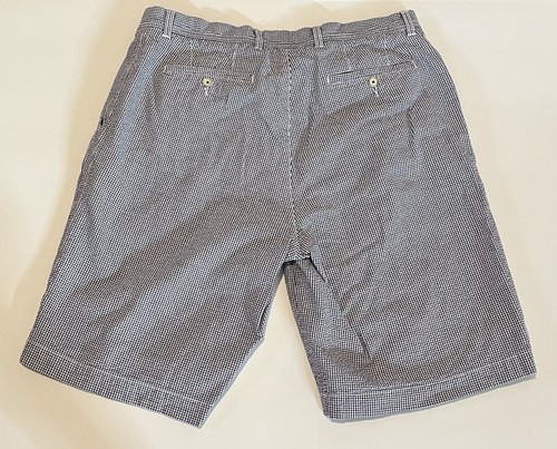 Tommy Hilfiger White Blue Striped Seersucker Men’s Shorts Size 36 - Picture 3 of 8