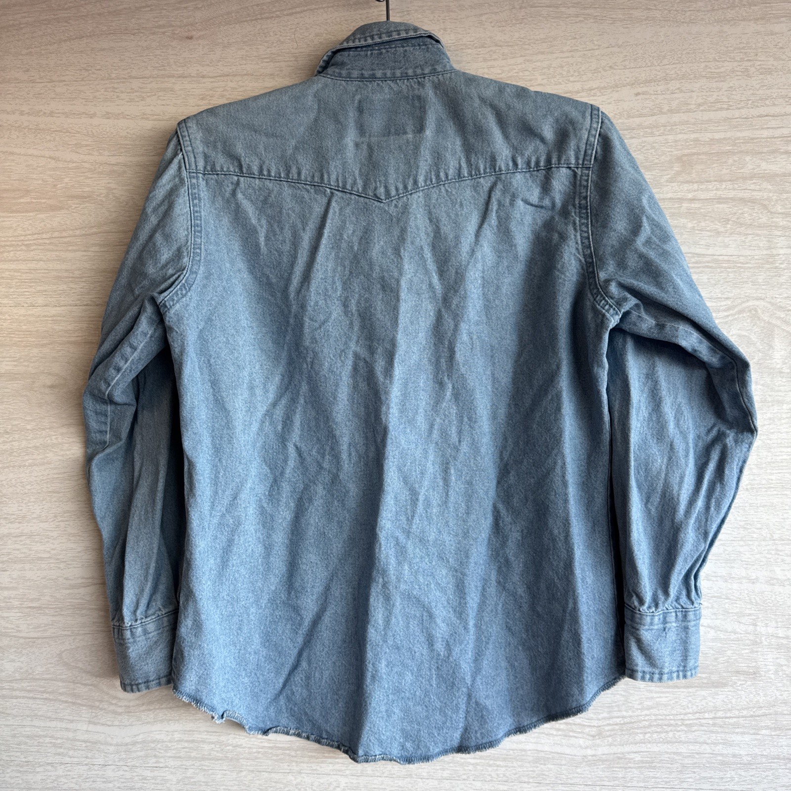 Wrangler Kids Light Denim  Pearl Snap Long Sleeve 10/12 thumbnail 8