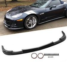 For Chevrolet Corvette C6 Z06 2005-13 Zr1 Style Front Bumper Splitter Lip Black For Chevrolet Corvette C6 Z06 2005-13 Zr1 Style Front Bumper Splitter Lip Black