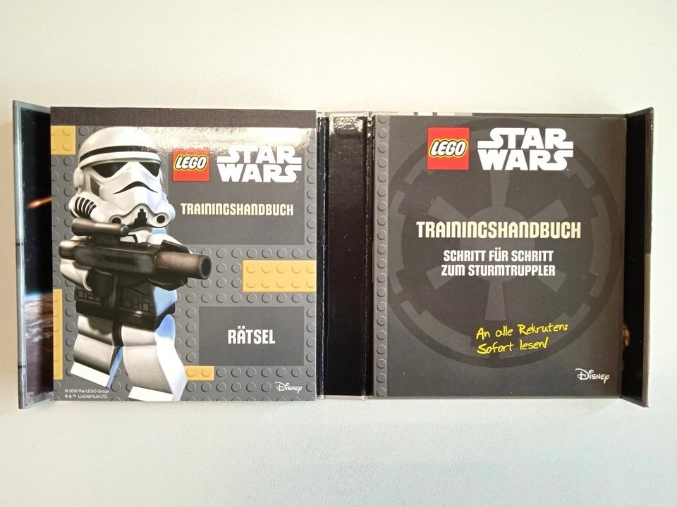 "LEGO® STAR WARS - DAS ULTIMATIVE TRAININGSHANDBUCH MIT MINIFIGUR - unbenutzt - Bild 3 von 3