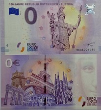 0 Euro Note 100 YEARS REPUBLIC OF AUSTRIA-AUSTRIA 2018-1 UNC