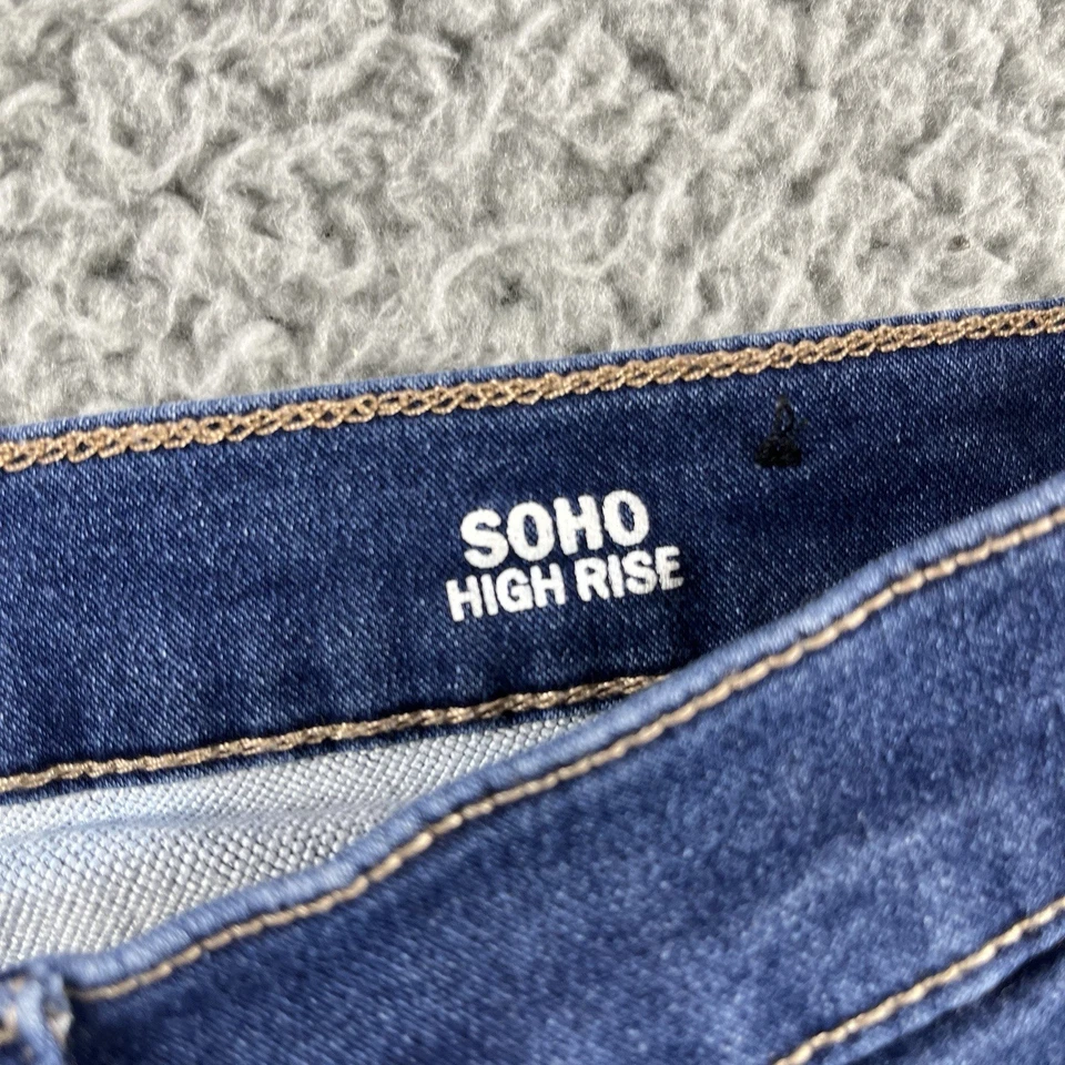 NICOLE MILLER SHORTS MUJER 6 AZUL SOHO TIRO ALTO TALLA 28 CINTURA 8 ENTREPIERNA DENIM Foto 4 de 4