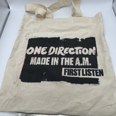 One Direction Made in the A.M First Listen Tote Bag Rare Harry Styles Worn