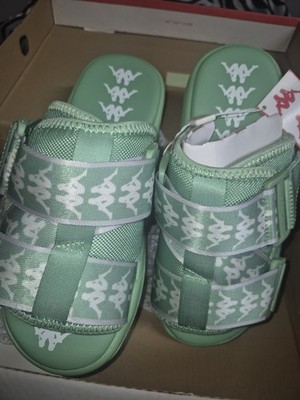 Kappa 222 Banda Mitel 1 Slide Sandals Size 5 Mens  Unisex Womens 6 Or 7.5 Green