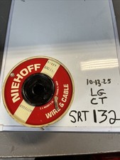 Niehoff Wire , Cable 21-129 White 12 Gauge Wire 100' Roll NOS