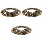 3pcs Candle Topper To Burn Evenly Built-in Aroma Lid Windproof Candle Jar Cover