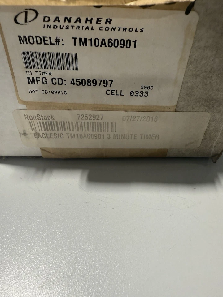 Eagle Signal Danaher TM10A60901 TM Series Time Module Repeat Cycle Timer 3 min - Image 4 of 4