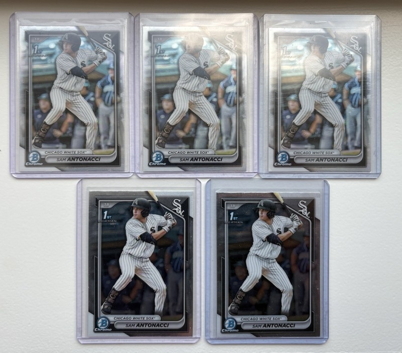 Sam Antonacci 2024 Bowman 1st Lot  #BDC-158 Chicago White Sox RC Refractor