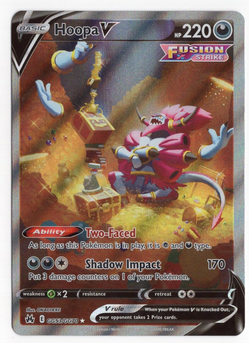 Hoopa V Ultra Rare Crown Zenith: Galarian Gallery GG53/GG70 NM